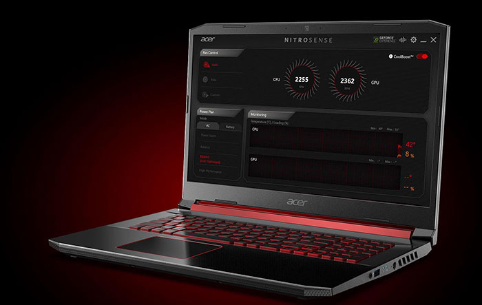 нагрев ноутбука Acer Nitro 5 AN515-52| apptoday.ru