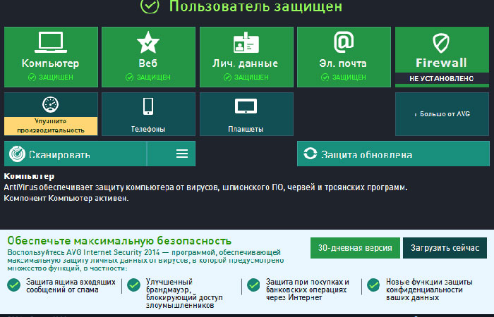 лучшие антивирусы 2016 AVG | apptoday.ru