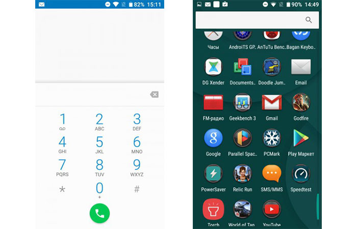 смартфон doogee t6 pro интерфейс